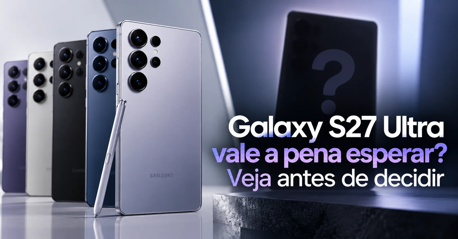 A Samsung não anunciou nada, e os vazamentos já mudaram três vezes em três meses. A única informação com documento oficial atrás é a bateria maior. O que decide é o prazo.