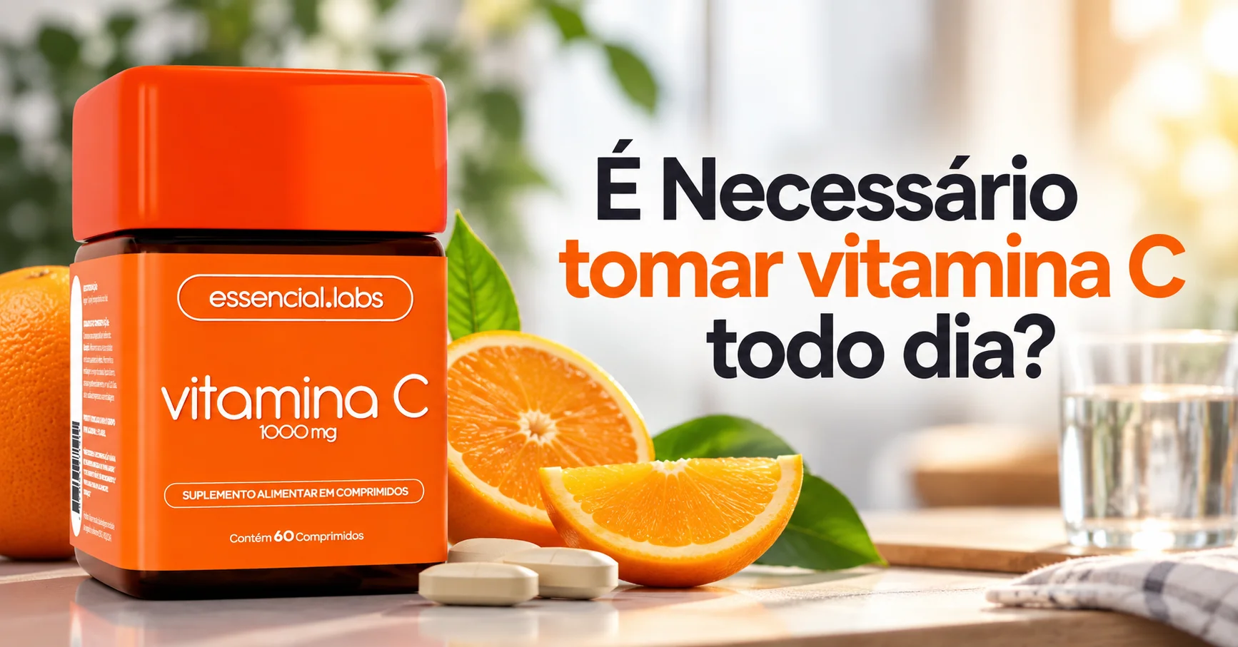 Para quem come fruta, o comprimido não evita resfriado. Para quem não come, a conta é outra — e o corpo cobra em colágeno, gengiva e defesa.